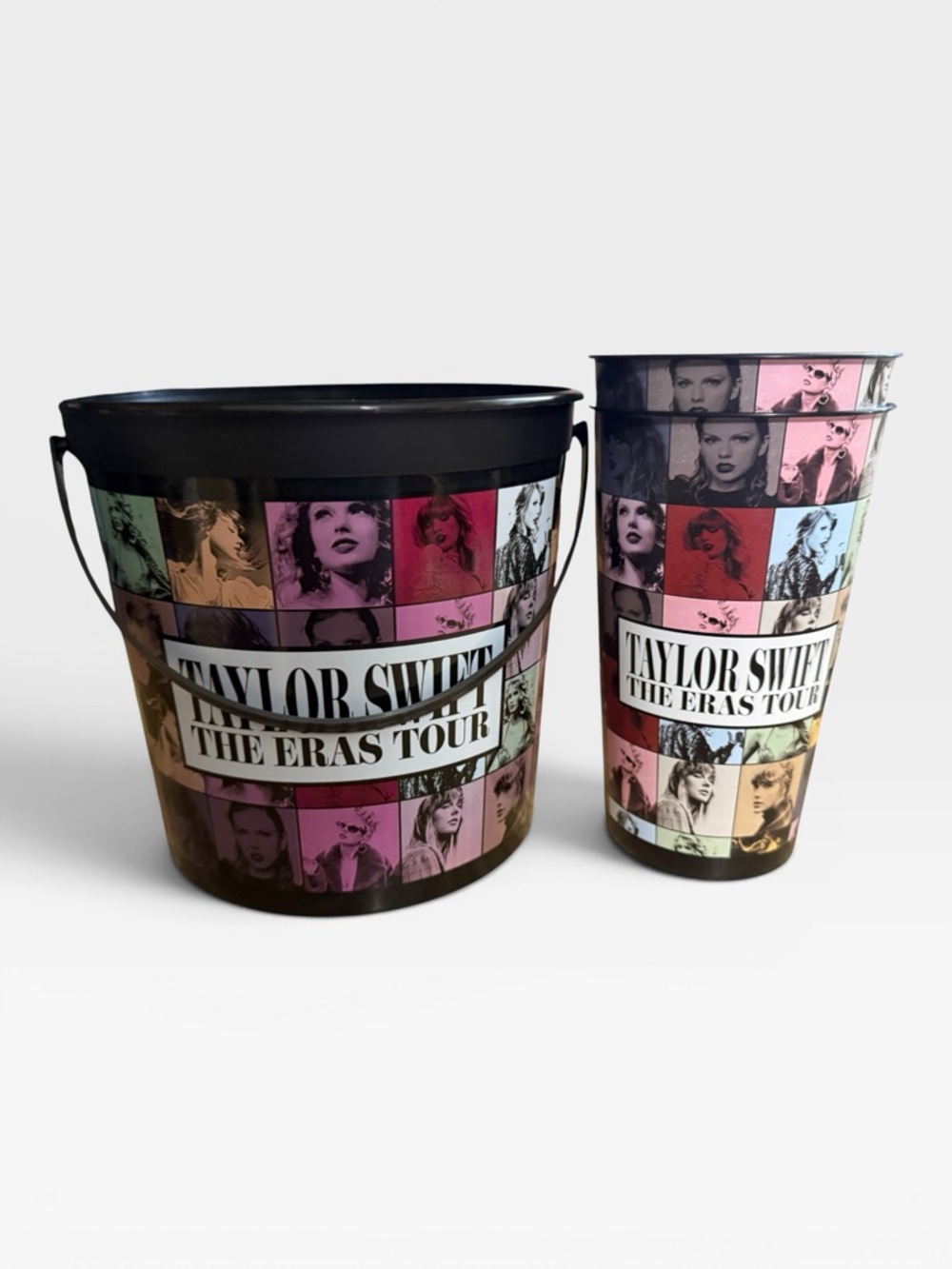 Taylor Swift The Eras Tour Collectible Popcorn Bucket and Two Cups